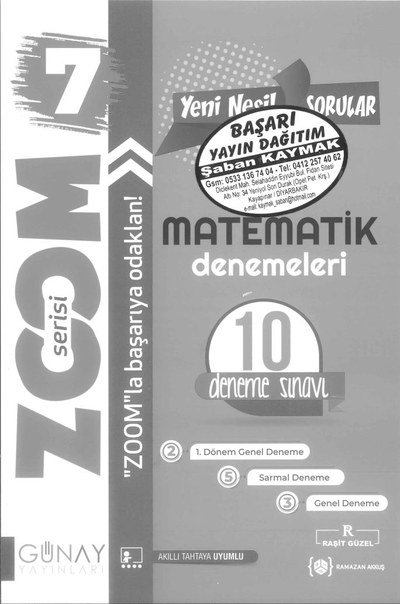 MATEMATİK DENEMELERİ 10 DENEME SINAVI FotokoPink