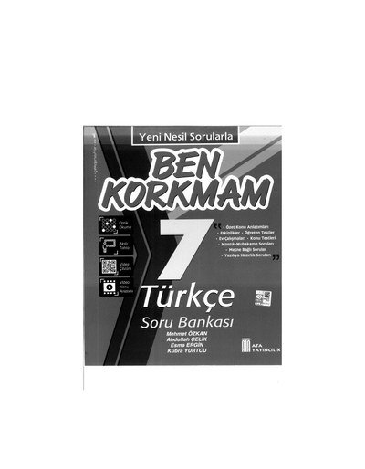 BEN KORKMAM TÜRKÇE SORU BANKASI FotokoPink