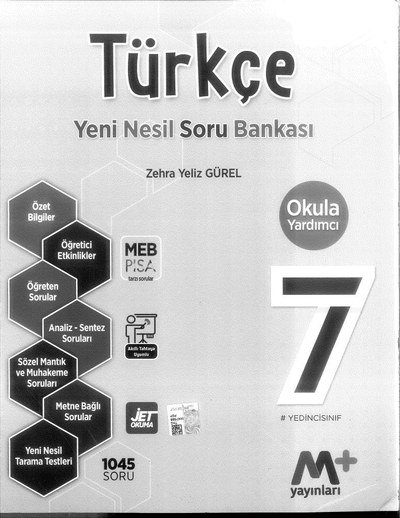TÜRKÇE YENİ NESİL SORU BANKASI FotokoPink