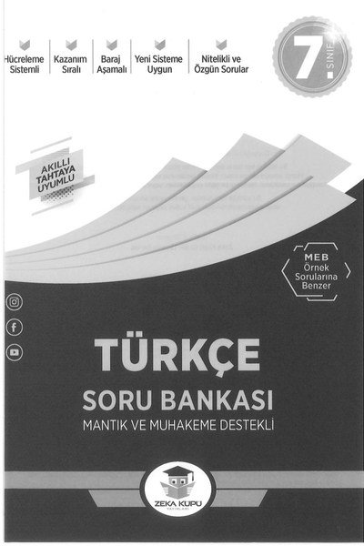 TÜRKÇE SORU BANKASI MANTIK VE MUHAKEME DESTEKLİ FotokoPink