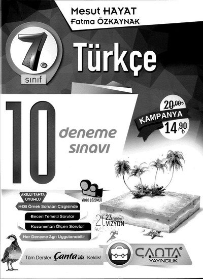 TÜRKÇE 10 DENEME