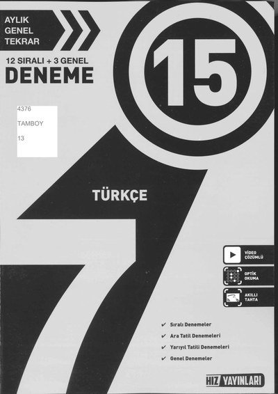 15 DENEME TÜRKÇE FotokoPink