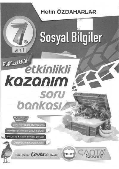 SOSYAL BİLGİLER ETKİNLİKLİ KAZANIM SORU BANKASI FotokoPink