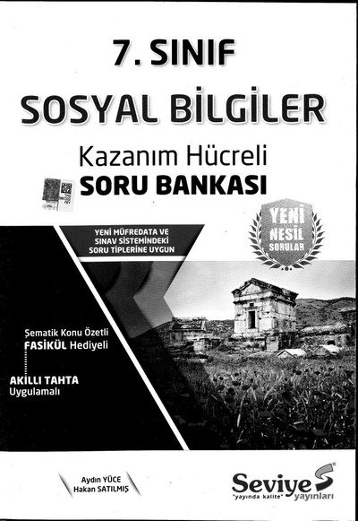SOSYAL BİLGİLER KAZANIM HÜCRELİ SORU BANKASI FotokoPink