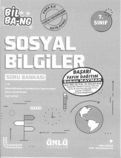 SOSYAL BİLGİLER SORU BANKASI BİL BA-NG FotokoPink