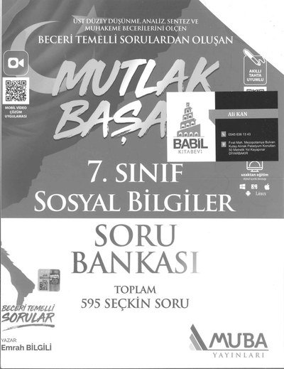MUTLAK BAŞARI SOSYAL BİLGİLER SORU BANKASI FotokoPink