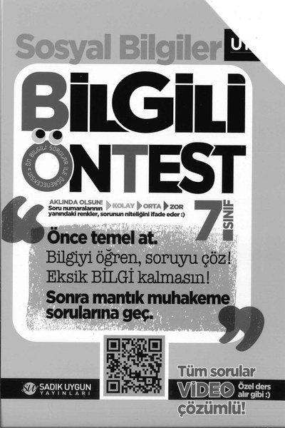 SOSYAL BİLGİLER BİLGİLİ ÖNTEST