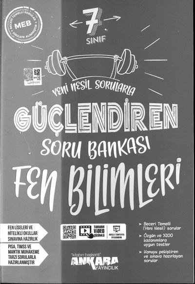 GÜÇLENDİREN SORU BANKASI FEN BİLİMLERİ FotokoPink