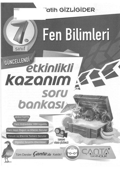 FEN BİLİMLERİ ETKİNLİKLİ KAZANIM SORU BANKASI