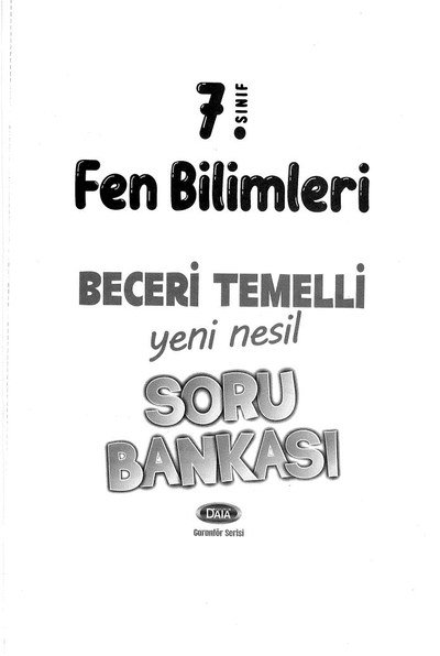 FEN BİLİMLERİ YENİ NESİL SORU BANKASI FotokoPink
