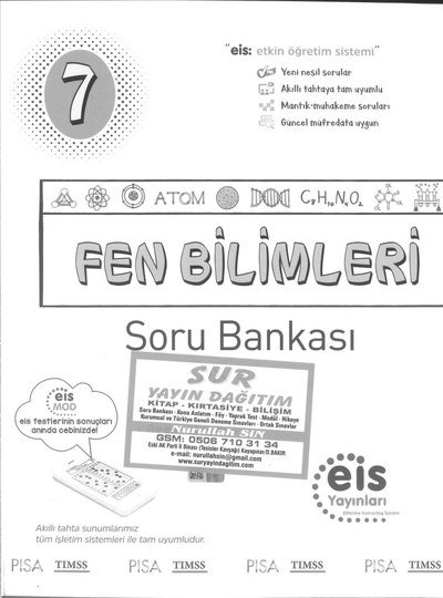 FEN BİLİMLERİ SORU BANKASI FotokoPink