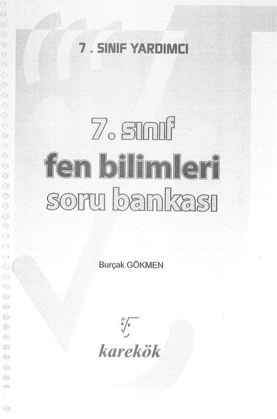 FEN BİLİMLERİ SORU BANKASI FotokoPink