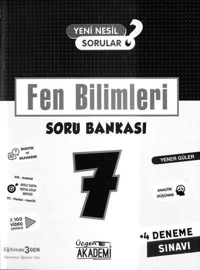 FEN BİLİMLERİ SORU BANKASI FotokoPink