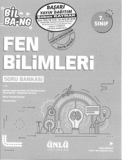 FEN BİLİMLERİ SORU BANKASI FotokoPink