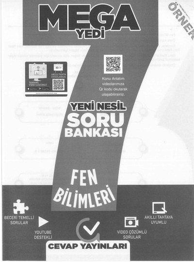 MEGA YEDİ YENİ NESİL SORU BANKASI FEN BİLİMLERİ