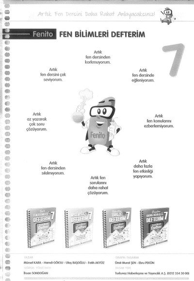 FEN BİLİMLERİ DEFTERİM FENİTO FotokoPink