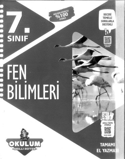 FEN BİLİMLERİ OKULUM AKILLI DEFTER FotokoPink