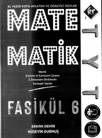 MATEMATİK FASİKÜL 6 (EL YAZISI KONU ANLATIMI VE ÖĞRETİCİSİ TESTLER) FotokoPink