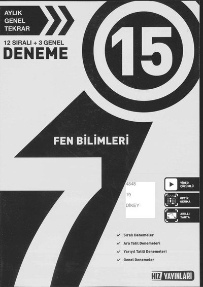 15 DENEME FEN BİLİMLERİ FotokoPink