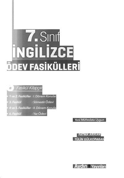 İNGİLİZCE ÖDEV FASİKÜLLERİ FotokoPink