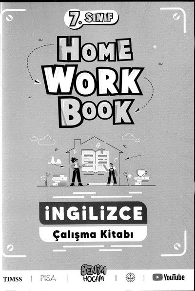 HOME WORK BOOK İNGİLİZCE ÇALIŞMA KİTABI FotokoPink