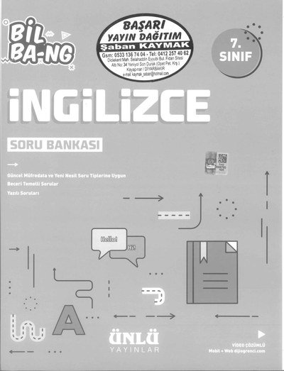 İNGİLİZCE SORU BANKASI BİL BA-NG FotokoPink