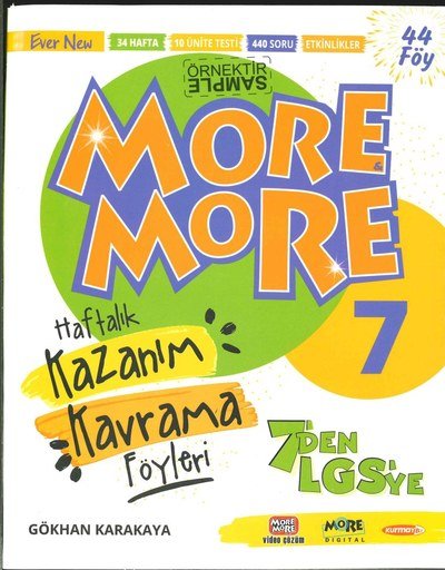 MORE MORE HAFTALIK KAZANIM KAVRAMA FÖYLERİ FotokoPink