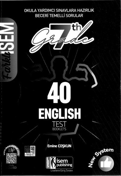 40 ENGLISH TEST BOOKLETS
