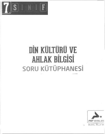 DİN KÜLTÜRÜ VE AHLAK BİLGİSİ SORU KÜTÜPHANESİ FotokoPink