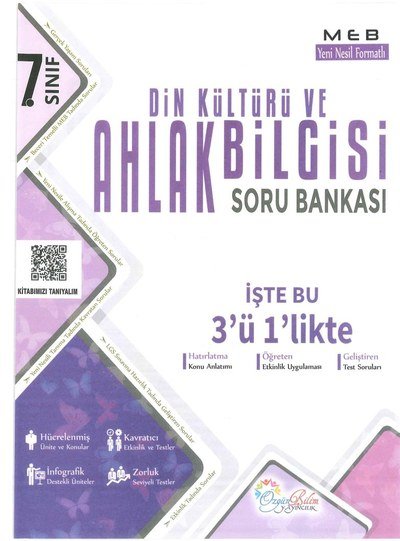 DİN KÜLTÜRÜ VE AHLAK BİLGİSİ SORU BANKASI İŞTE BU 3'Ü 1'LİKTE FotokoPink