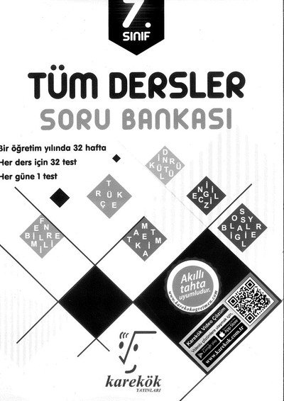 TÜM DERSLER SORU BANKASI FotokoPink