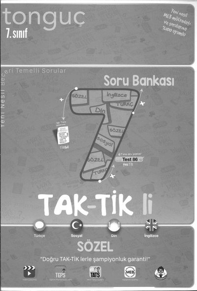 TAK-TİK'Lİ SÖZEL SORU BANKASI