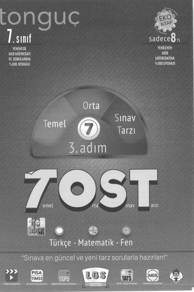 TEMEL ORTA SINAV TARZI 3. ADIM TOST FotokoPink