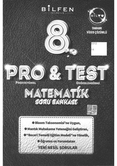 PRO & TEST MATEMATİK SORU BANKASI FotokoPink