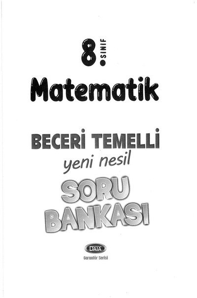 MATEMATİK BECERİ TEMELLİ SORU BANKASI