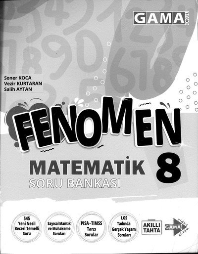 FENOMEN MATEMATİK SORU BANKASI FotokoPink