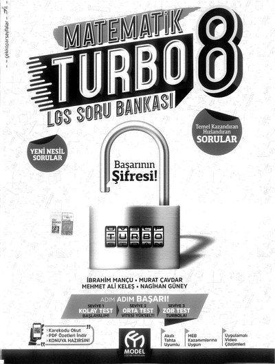 MATEMATİK TURBO LGS SORU BANKASI FotokoPink