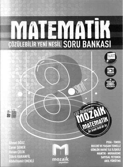 MATEMATİK ÇÖZÜLEBİLİR YENİ NESİL SORU BANKASI FotokoPink