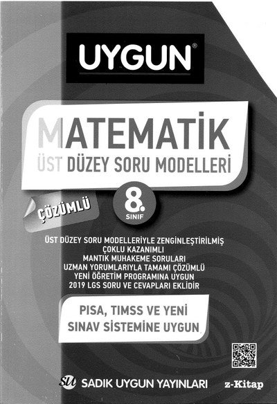 MATEMATİK ÜST DÜZEY SORU MODELLERİ