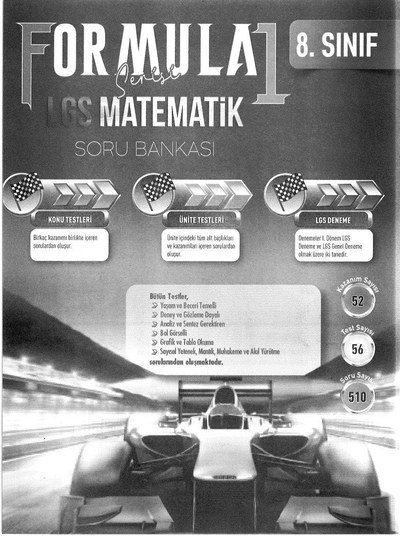 FORMULA 1 LGS MATEMATİK SORU BANKASI FotokoPink