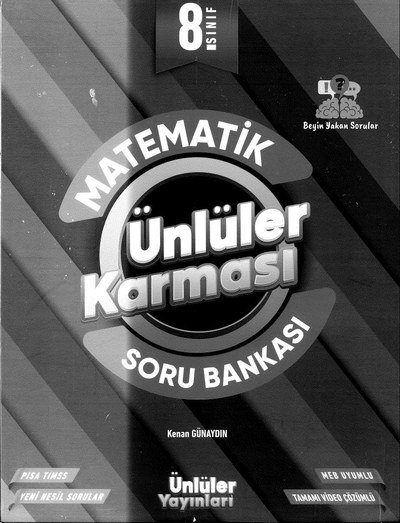 MATEMATİK ÜNLÜLER KARMASI SORU BANKASI FotokoPink