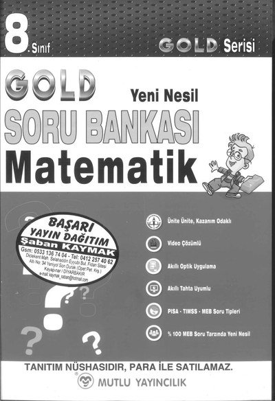 GOLD SORU BANKASI MATEMATİK FotokoPink