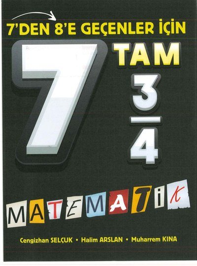 7'DEN 8'E GEÇENLER İÇİN TAM MATEMATİK FotokoPink