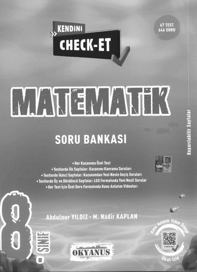 MATEMATİK SORU BANKASI KENDİNİ CHECK-ET FotokoPink
