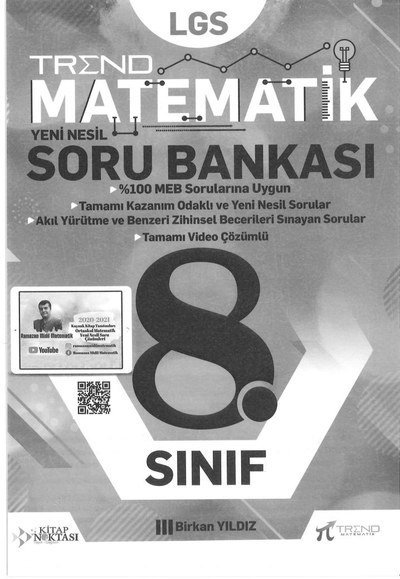TREND MATEMATİK YENİ NESİL SORU BANKASI FotokoPink