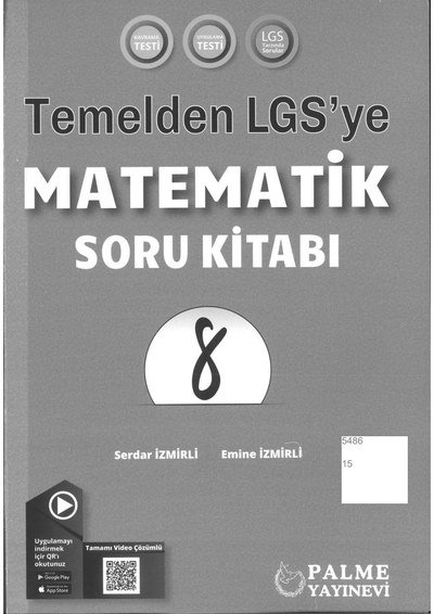 TEMELDEN LGS'YE MATEMATİK SORU KİTABI FotokoPink