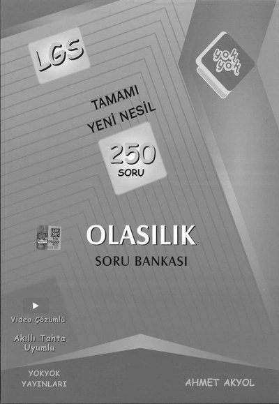 TAMAMI YENİ NESİL 250 SORU OLASILIK SORU BANKASI FotokoPink