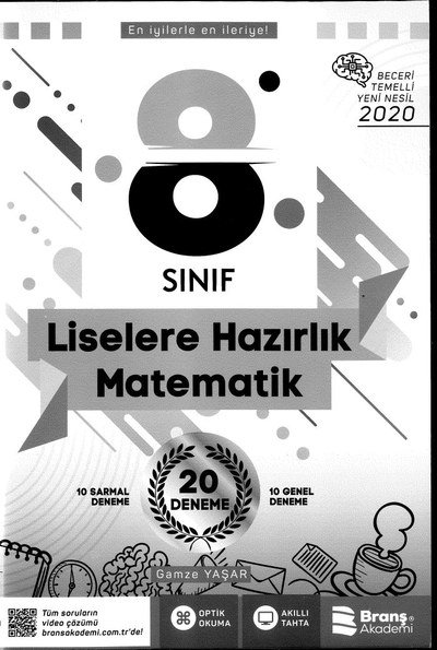 LİSELERE HAZIRLIK MATEMATİK 20 DENEME FotokoPink