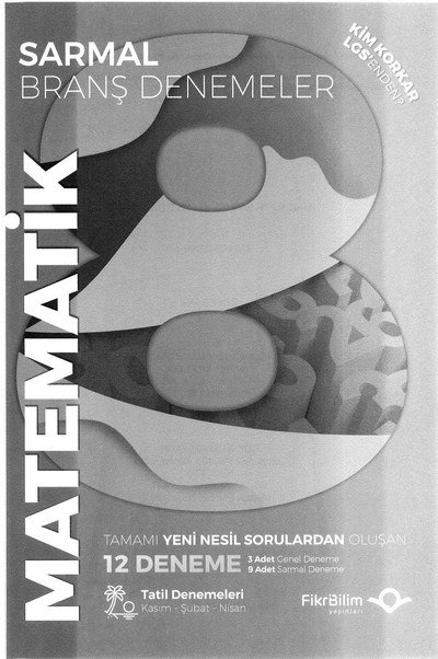 SARMAL BRANŞ DENEMELERİ MATEMATİK 12 DENEME
