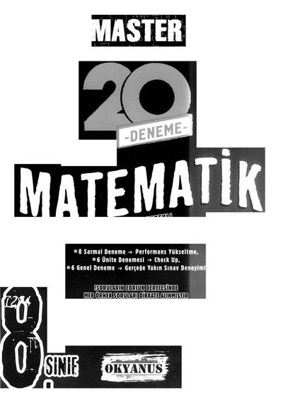 MASTER 20 DENEME MATEMATİK